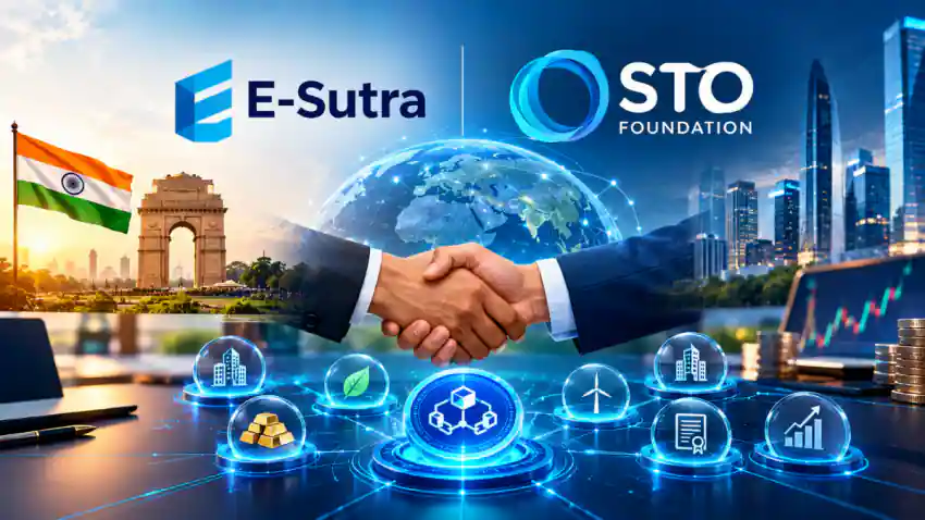E-Sutra बना STO Foundation का ऑफिशियल इंडिया पार्टनर, टोकनाइज्ड एसेट मार्केट को मिलेगा ग्लोबल कनेक्शन